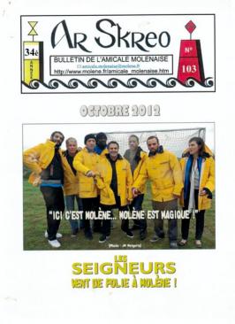 Ar Skreo - N°103 - Octobre 2012 Ar Skreo - N°103 - Octobre 2012